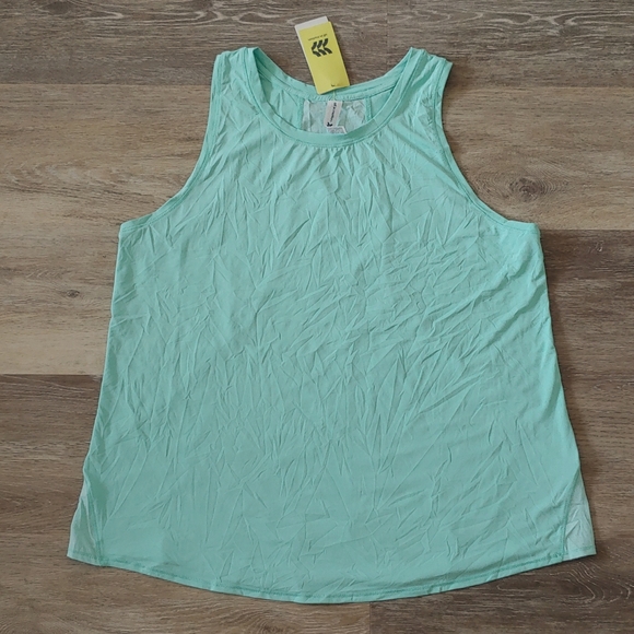 NWT All in Motion Women's Sprint Free Tank Top Aqua Blue Size XXL - Picture 1 of 7